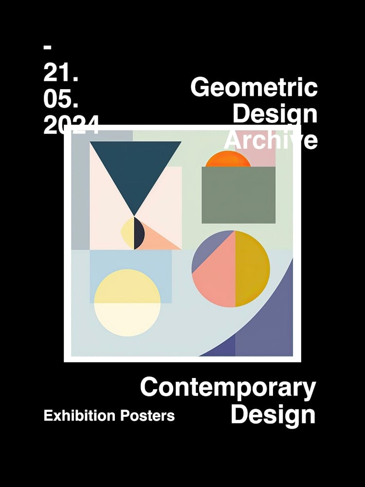 Geometric Design Archive Poster 37
