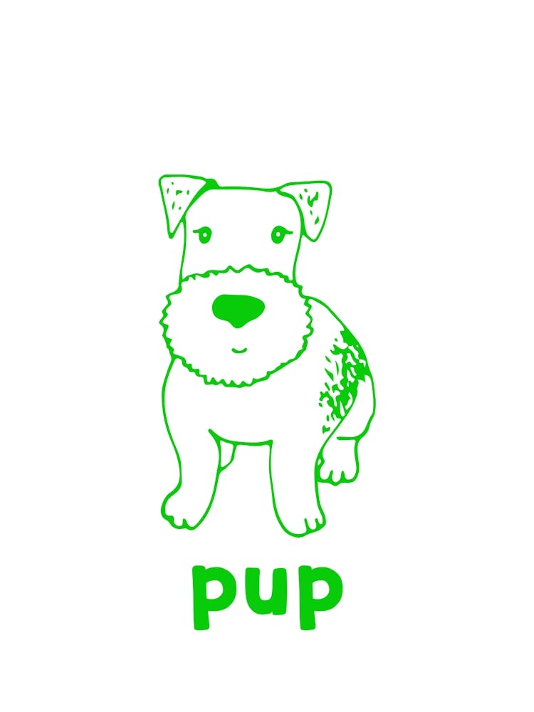 Puppy Dog Art Poster, Cute Dog Poster, Cute Puppy Art, Dog Lover Gift, Home Decor