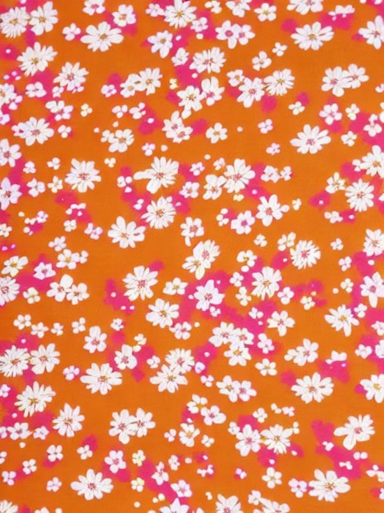 Yarrow Floral Print Retro Pattern 1 Flower