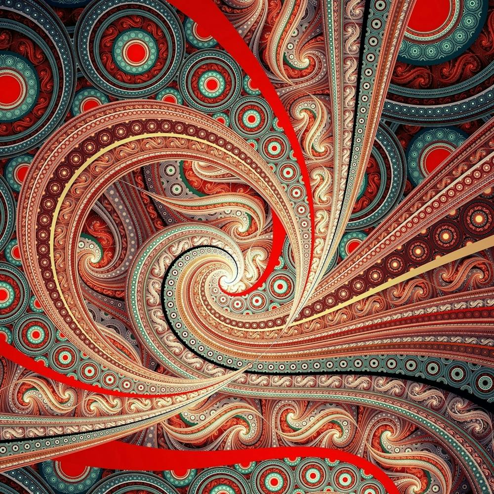 Fractal Wavy Pattern Abstract