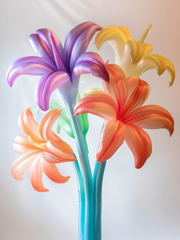 Dreamy Inflatable Flowers Columbine 1