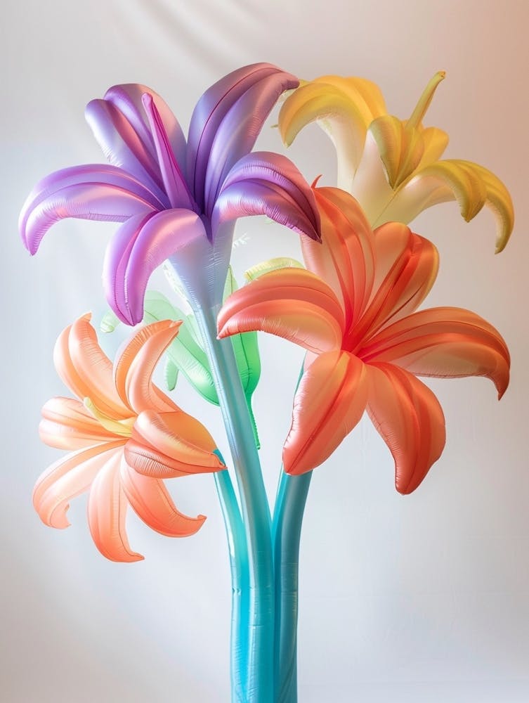 Dreamy Inflatable Flowers Columbine 1