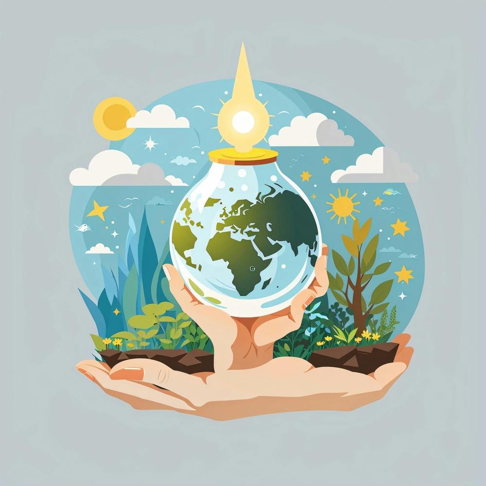 Saving The Environment Design Light Of Hope