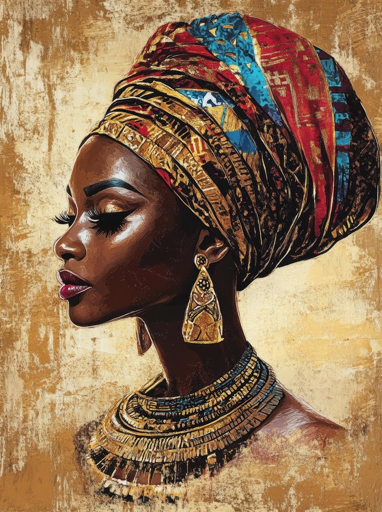 Afrikanische Frau 245