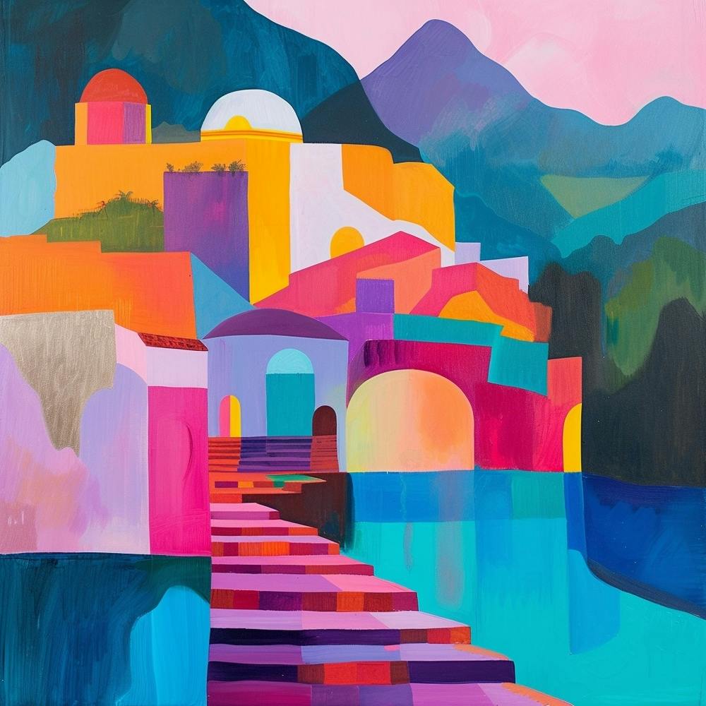 Abstract Travel Collection Antigua Guatemala 3