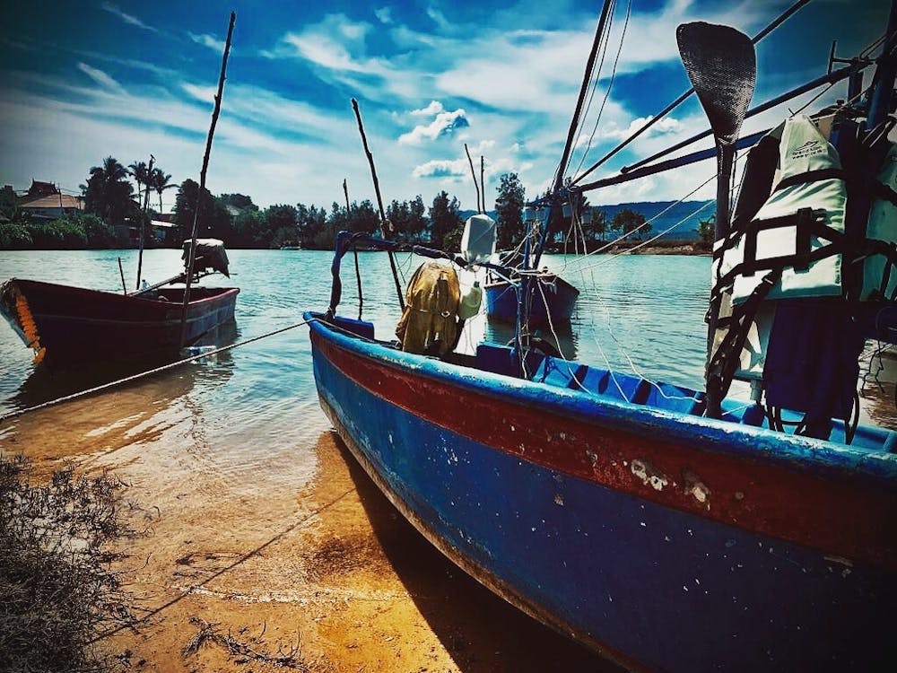Fishing Boats On The Beach