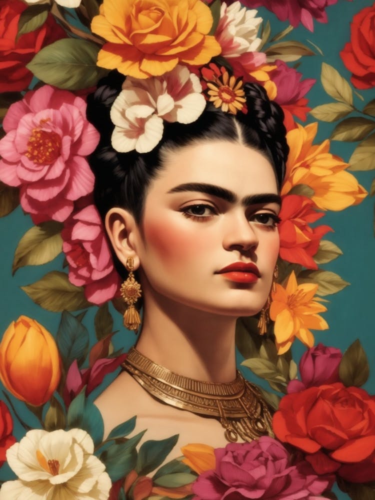 Cute Beautiful Frida Floral