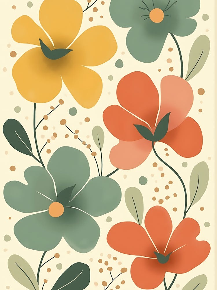 Muted Botanical Harmony