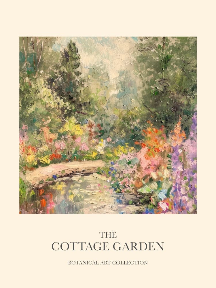 Cottage Garden Poster Fairy Pond 4