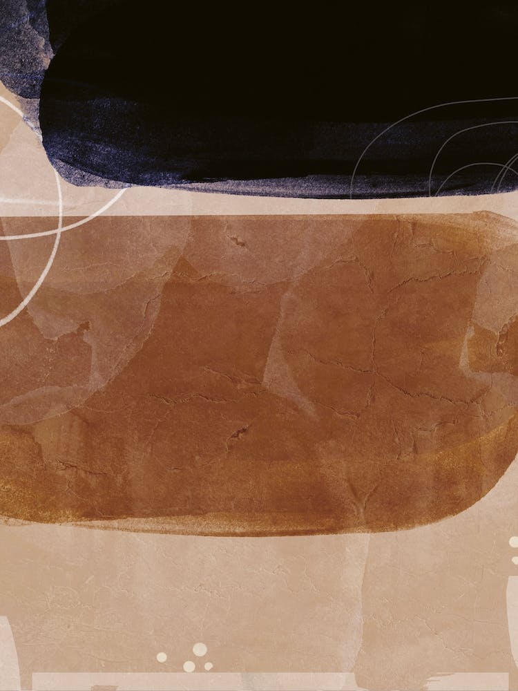 Rust And Dark Abstract