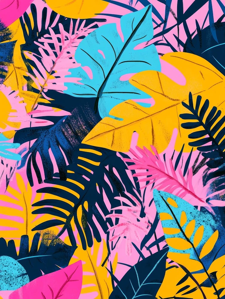 Tropical Leaves Wallpaper 9