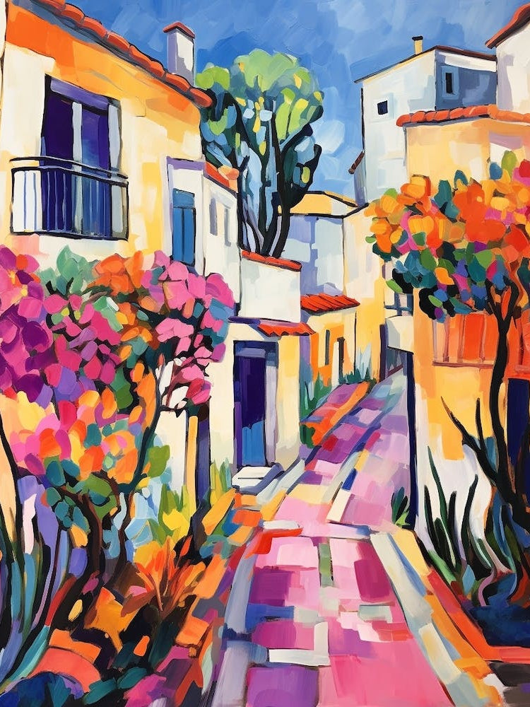 Limassol Cyprus 4 Fauvist Painting