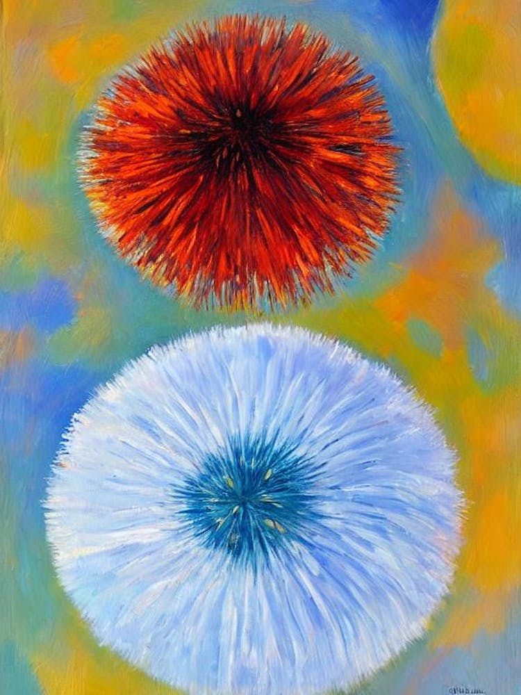 Sea Urchin Matisse Inspired