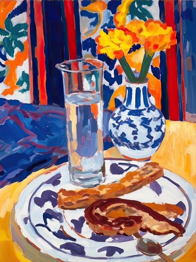 Cream Horn Painting 7