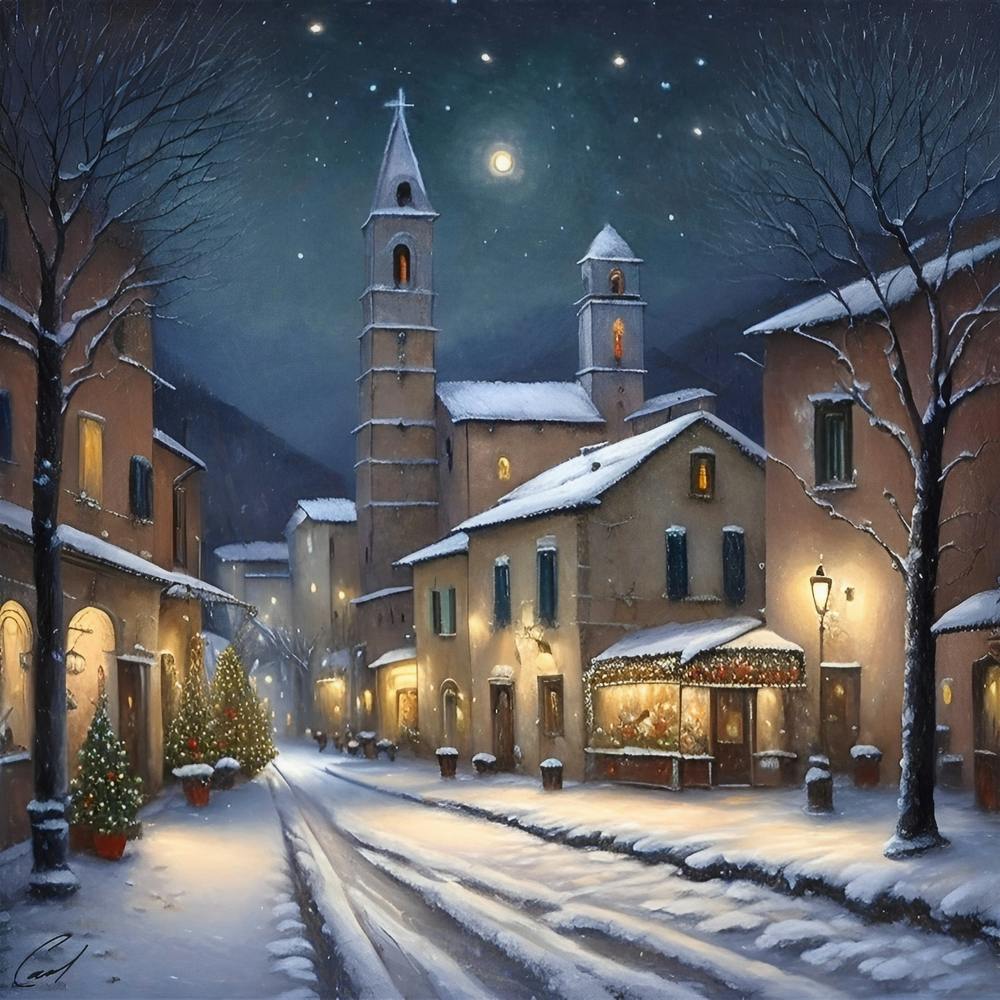 Christmas Winter Evening