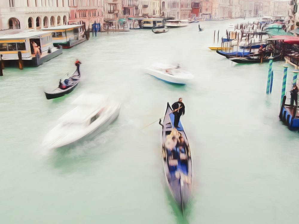 Movement On The Grand Canal Venice