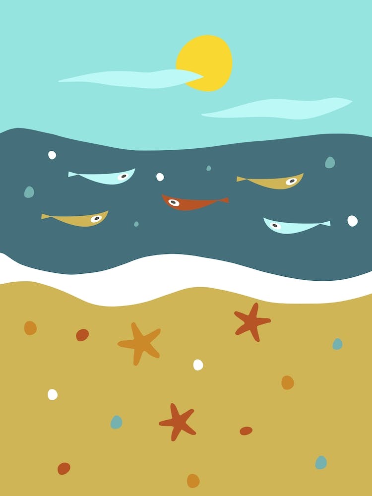 Atomic Age Summer Beach II