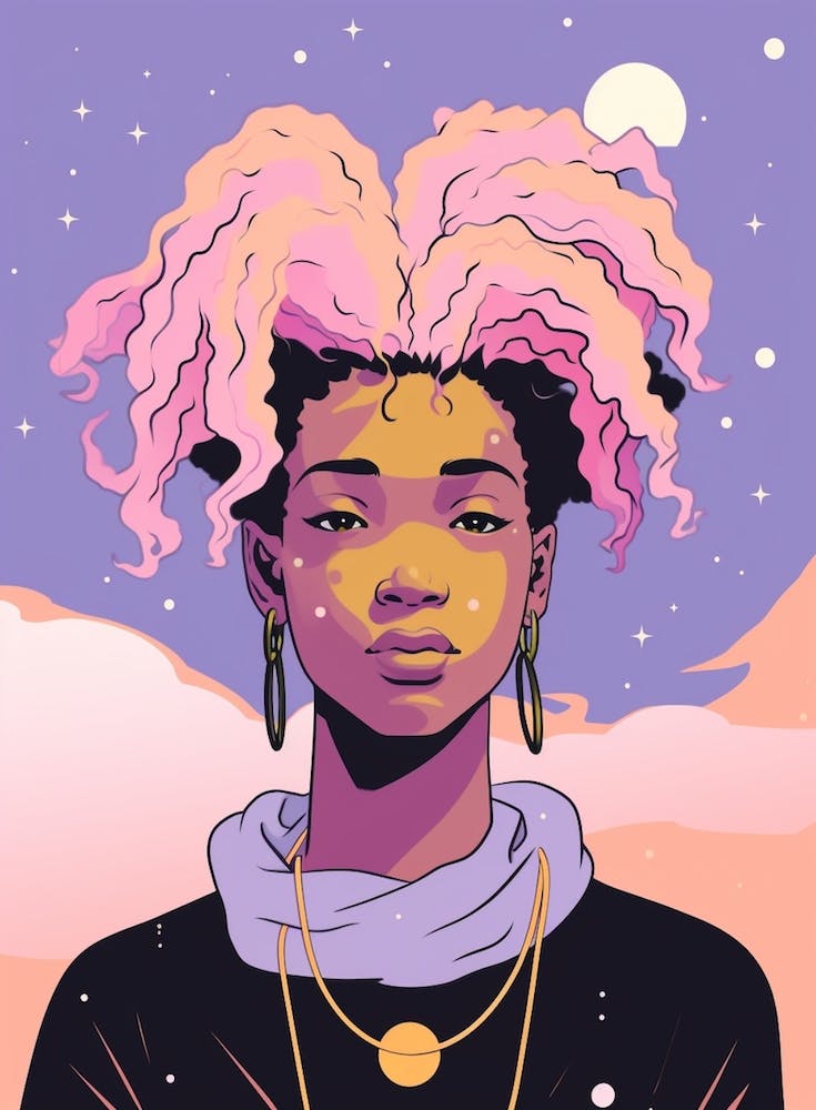 Mystical Space Portrait