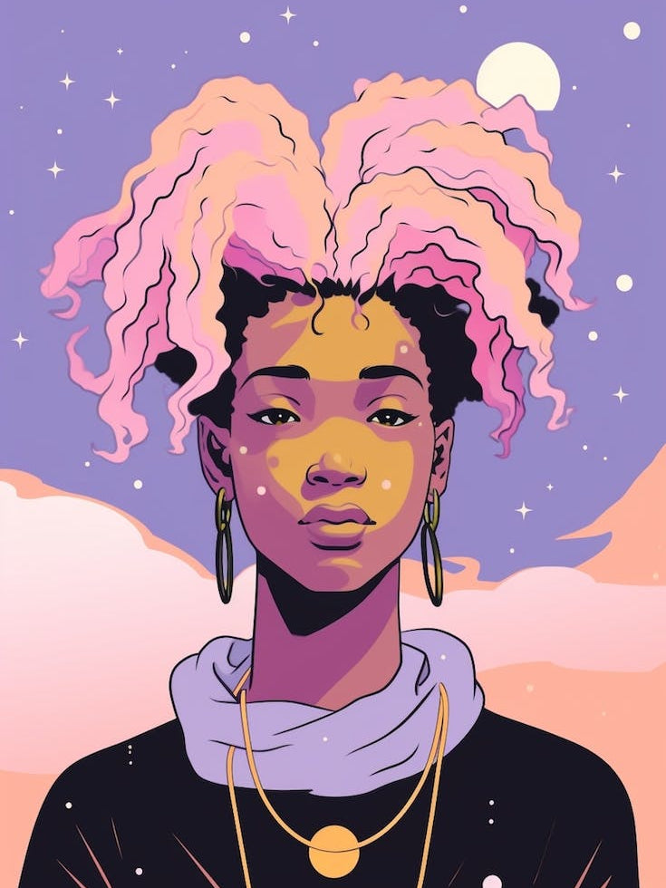 Mystical Space Portrait