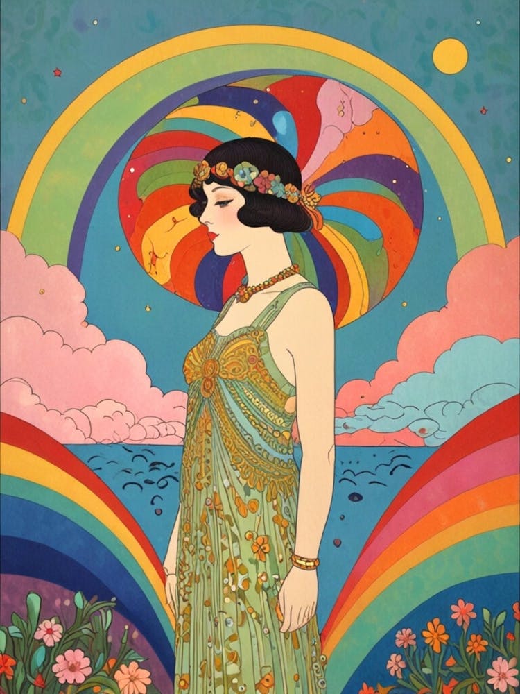 Fille Arc-en-ciel