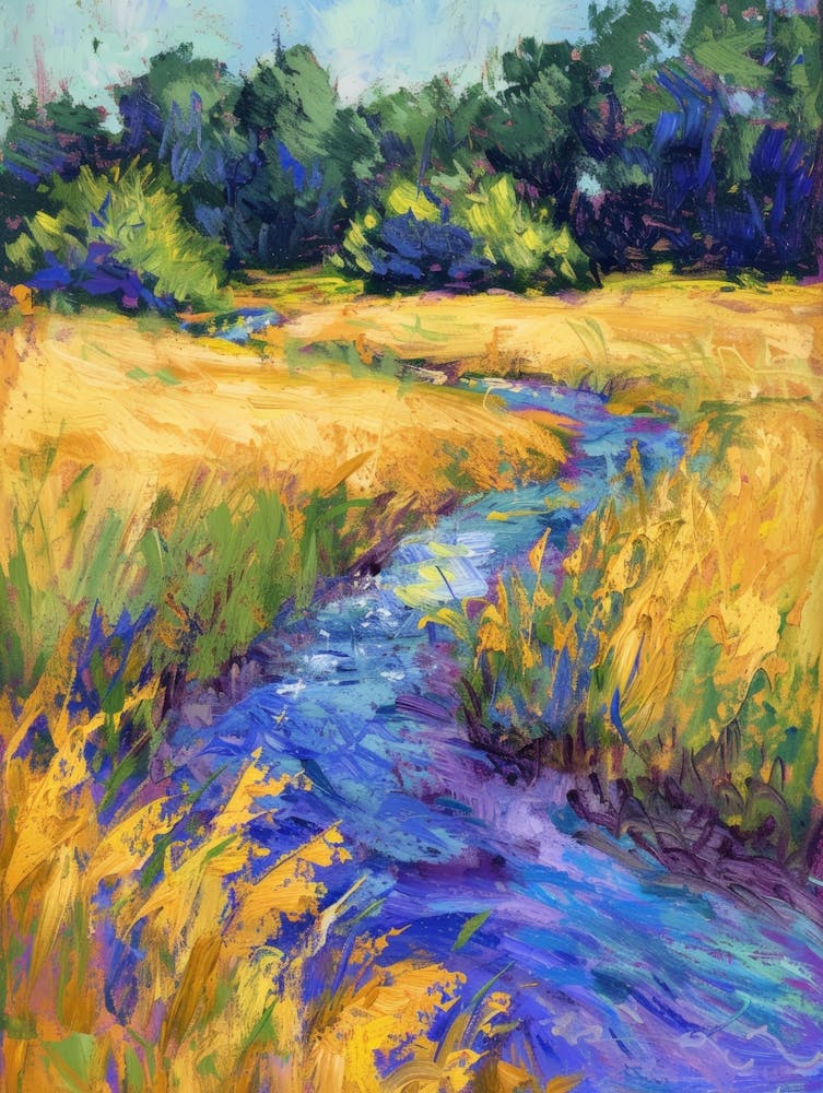 Stream In The Grass