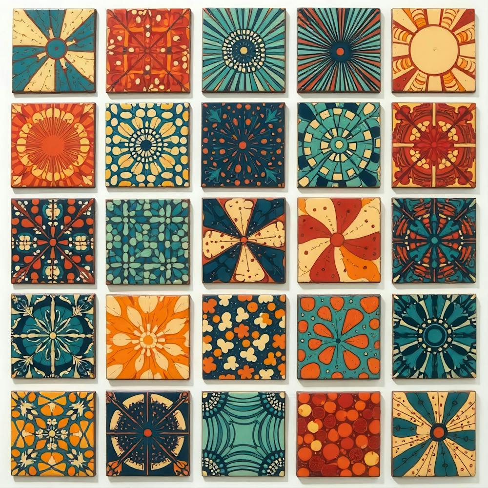 Mosaïques de Carreaux