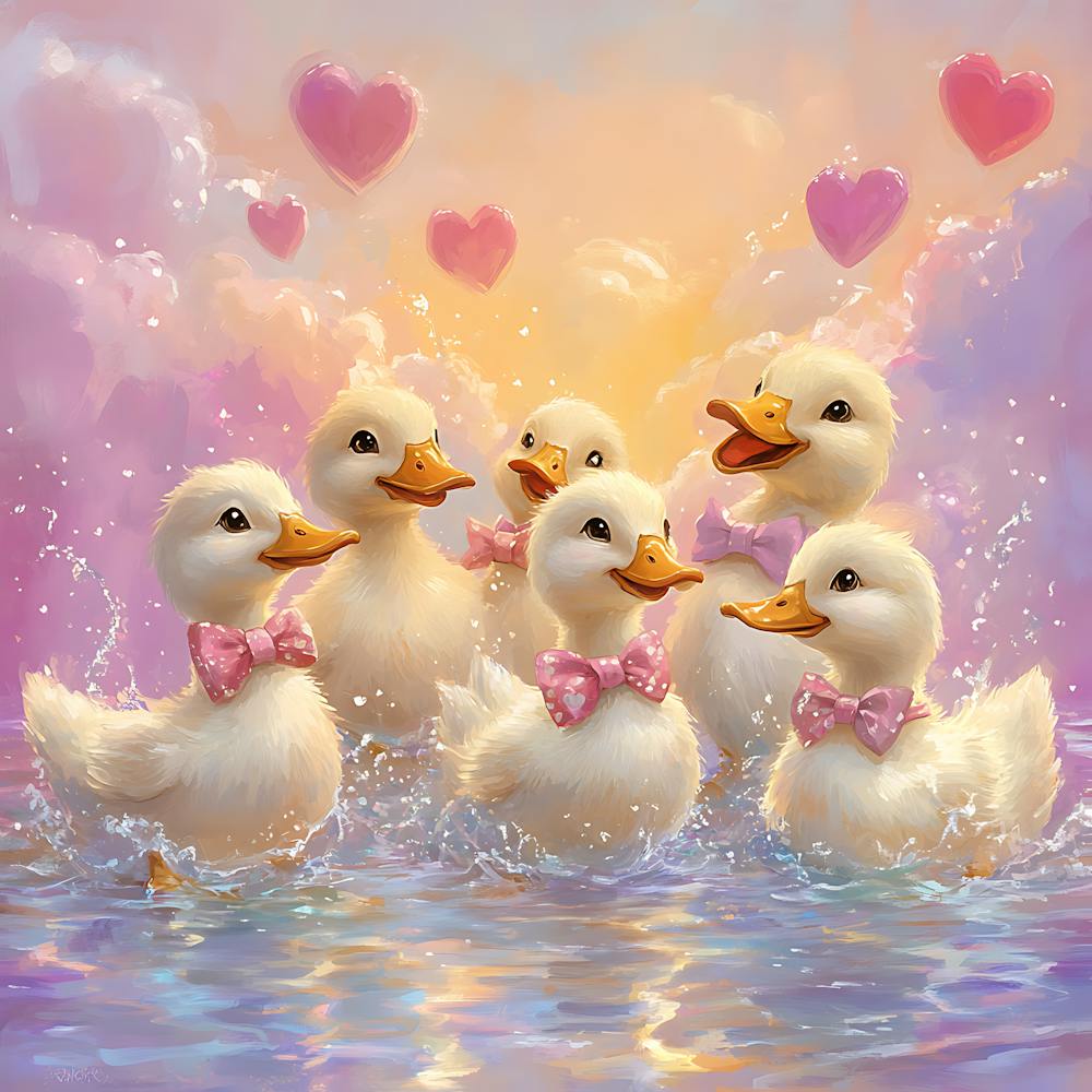 Ducks In The Water 11
