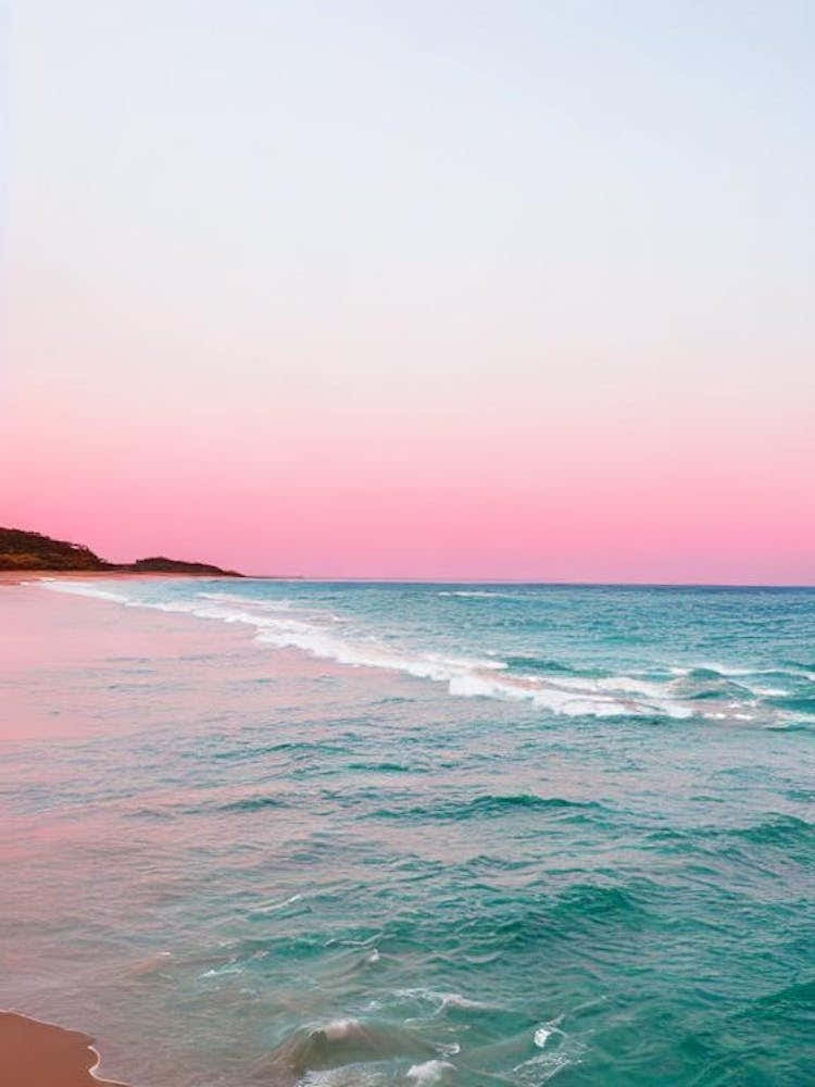Boat Harbour Beach, Australia Pink Photography 1