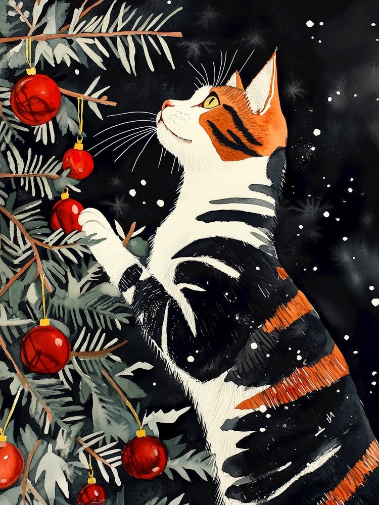 Christmas Cat 3