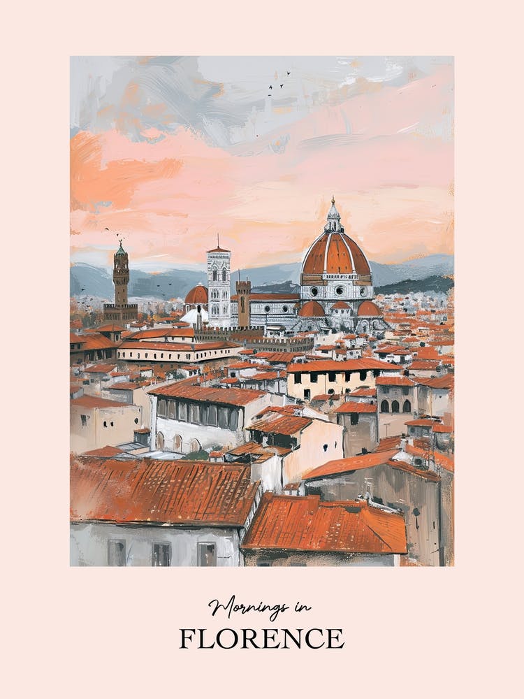 Mornings In Florence Rooftops Morning Skyline 2