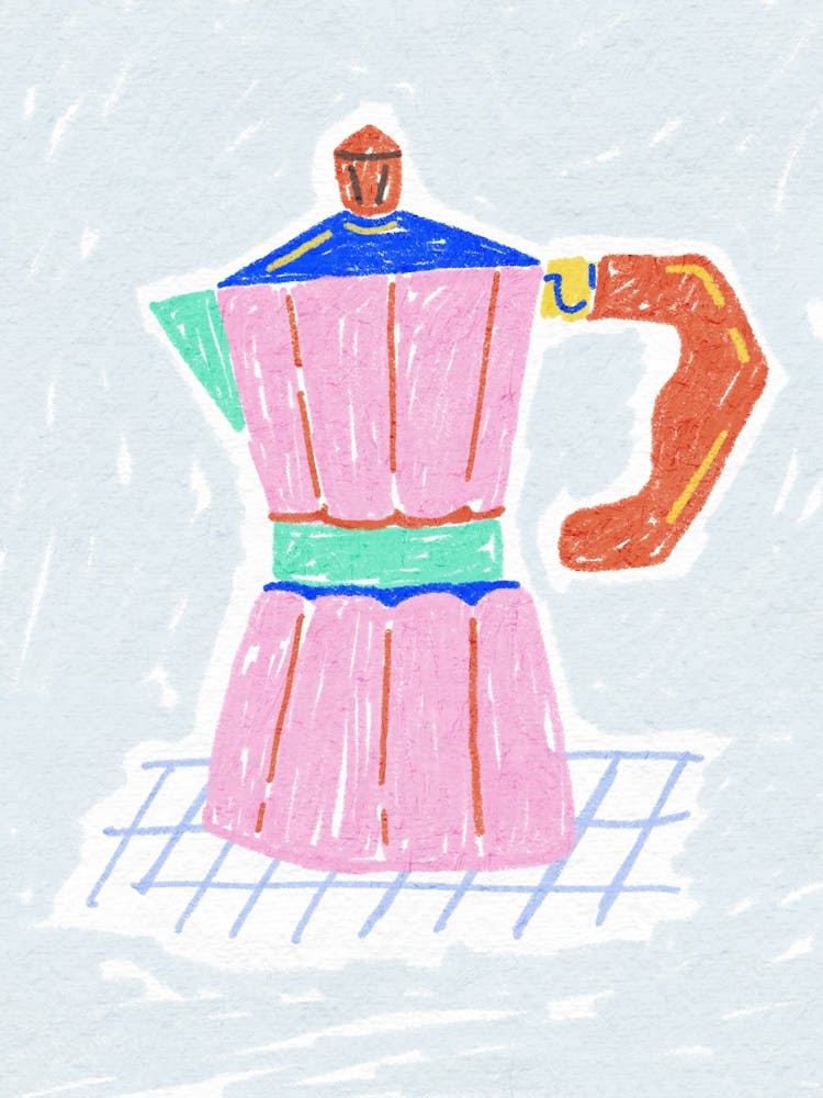 Espressokocher-Kaffee