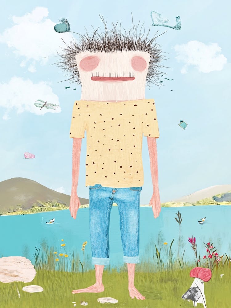 Boy In The Grass