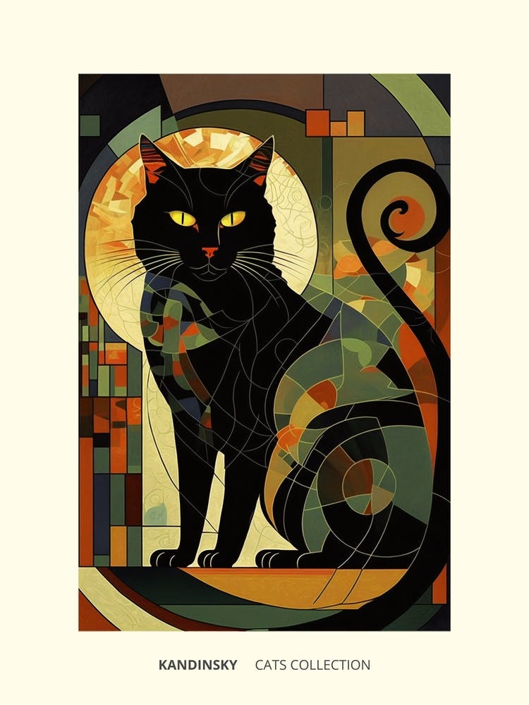 Kandinsky  Style Cats Collection