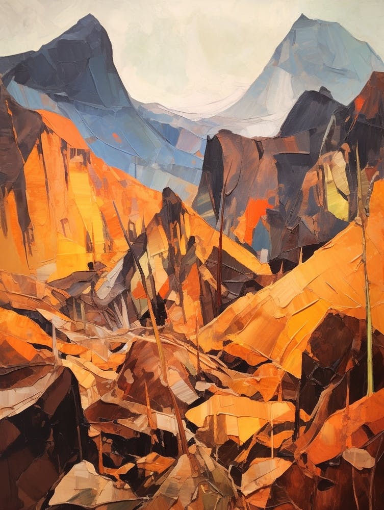 Mount Vesuvius Italy Mountain Painting