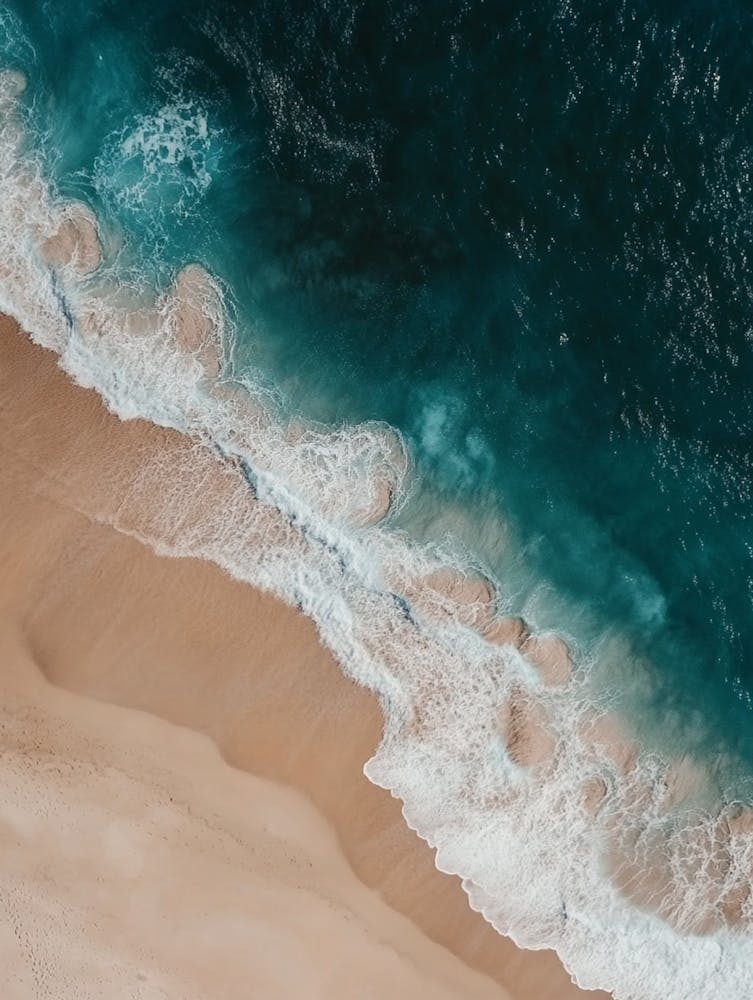 Aerial View Of A Beach 77