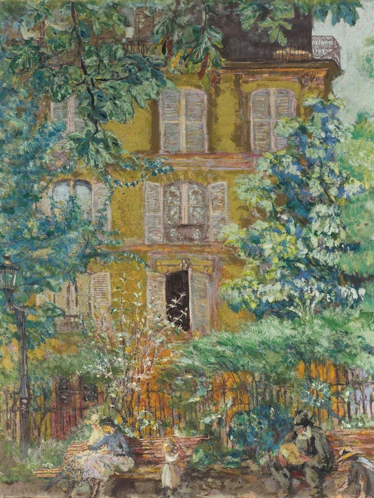 Le Square - The Square by Edouard Vuillard (1917-1918)