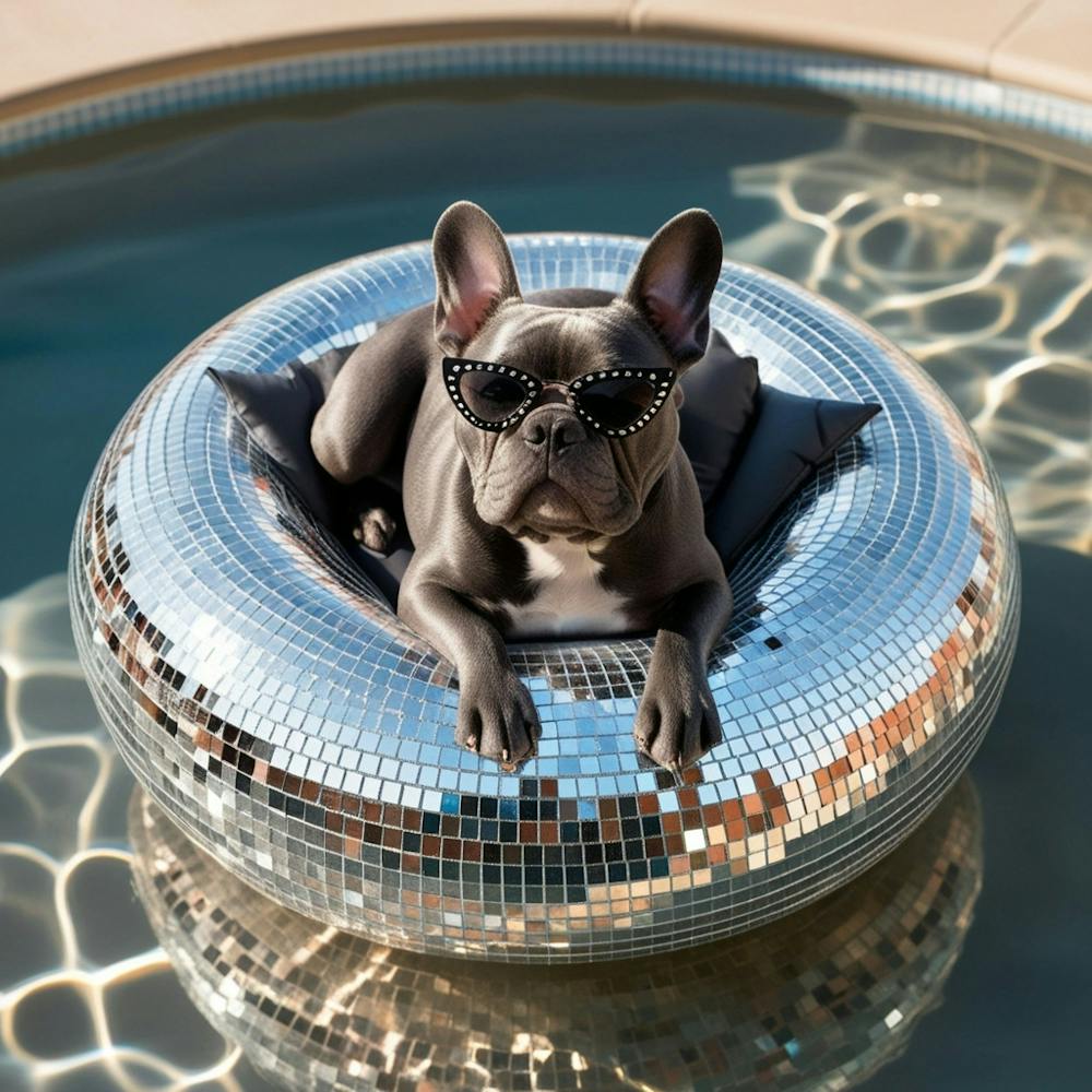 Disco Ball Dog