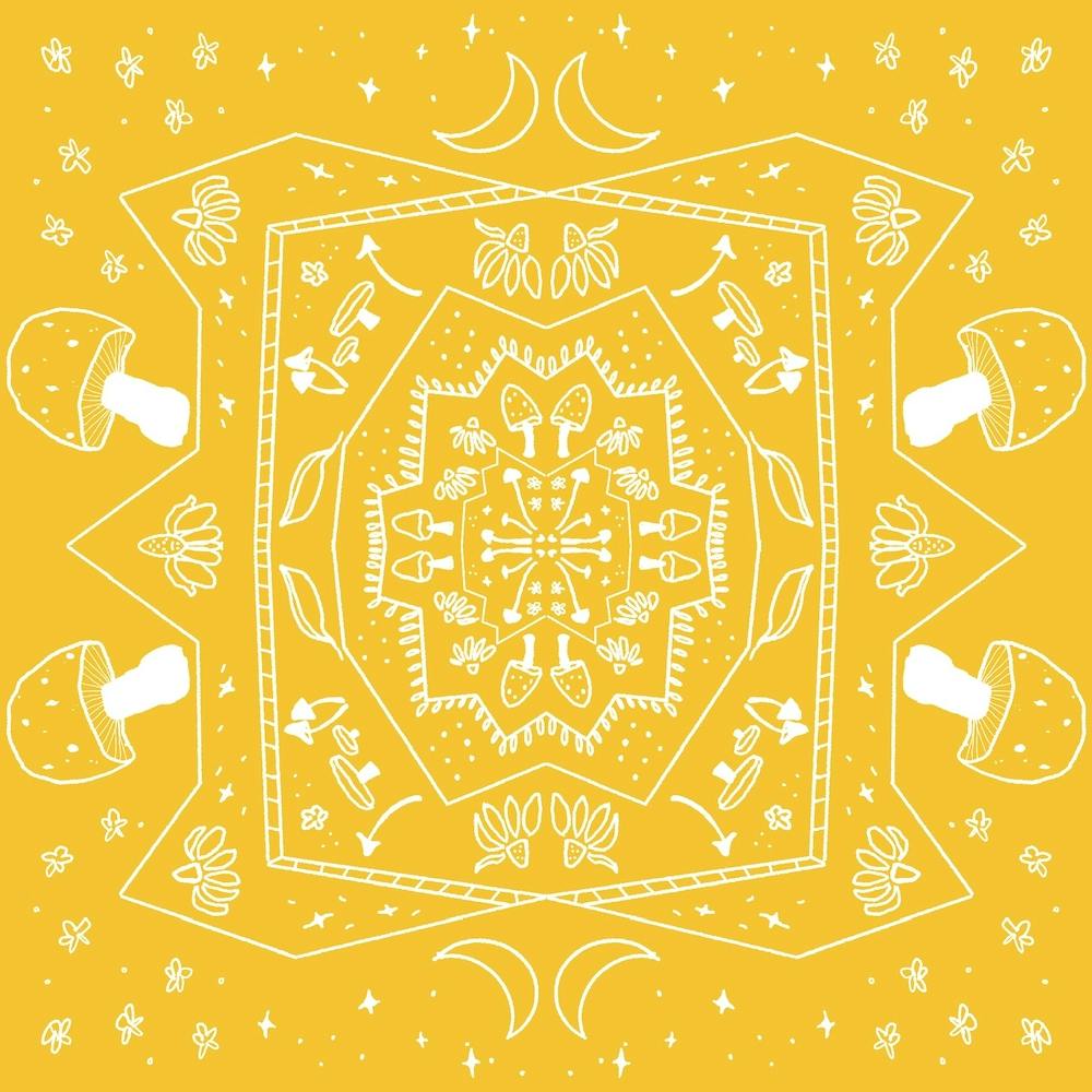 Yellow Mushroom Mandala