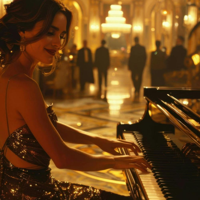 Woman Playing A Piano3