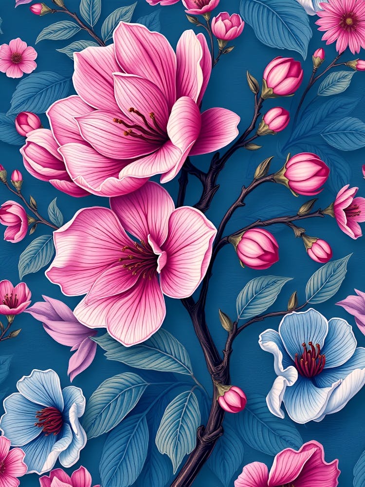 Wallpaper Floral Pattern
