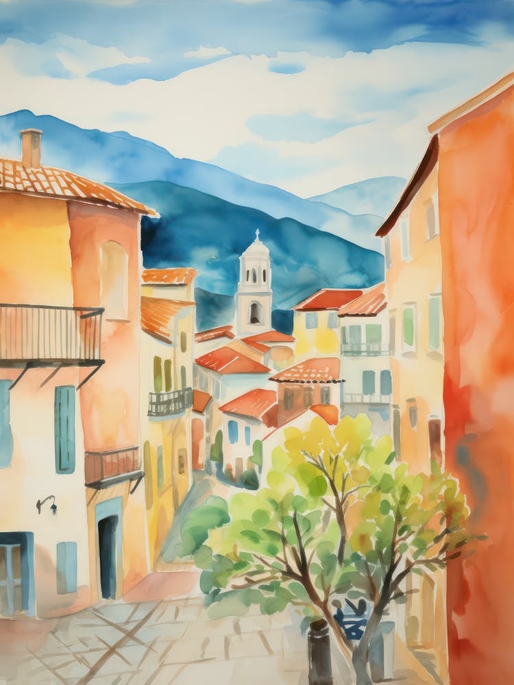 Terni, Italy Watercolour Streets 4