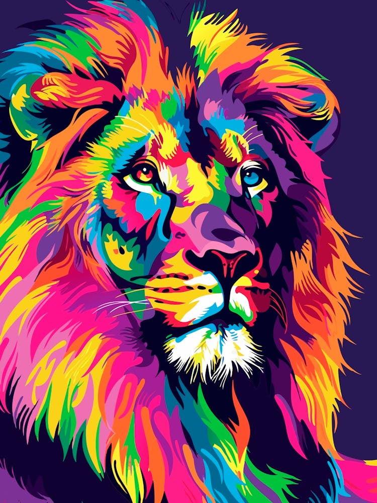 Lion Painting