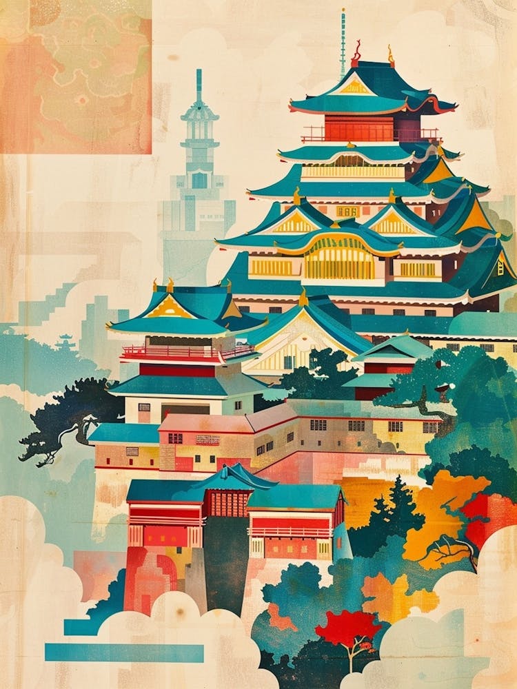 Nijo Castle Mid-Century Modern 2