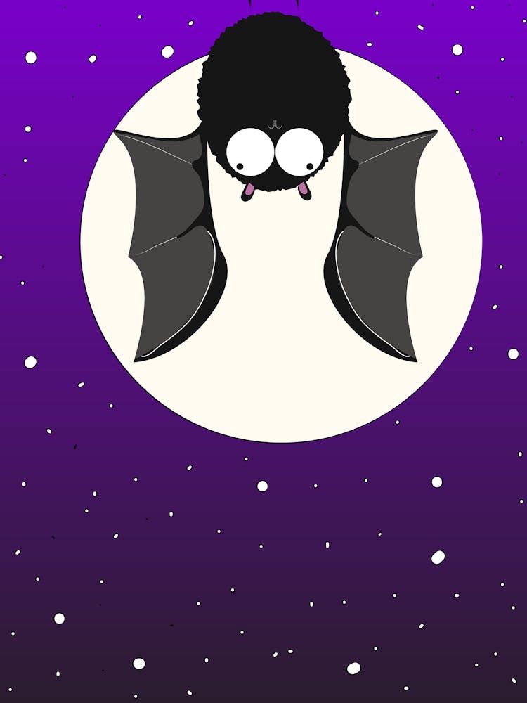 Bat In The Moonlight 1