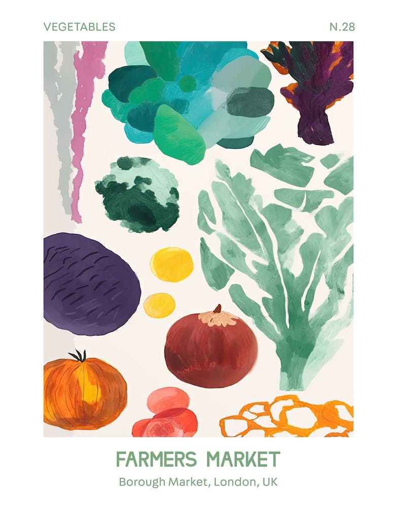 Brussel Sprouts Vegetables Farmers Market 1 Borough Market, London, Uk