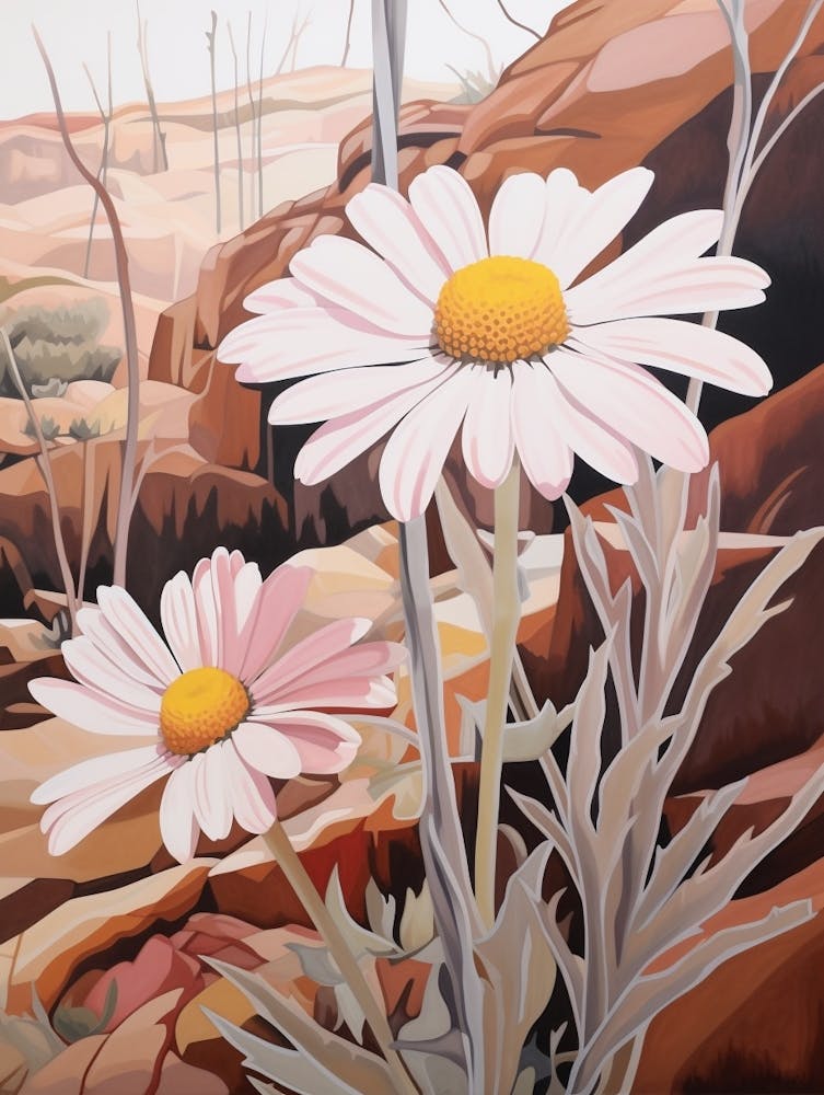 Oxeye Daisy 2 Flower Painting