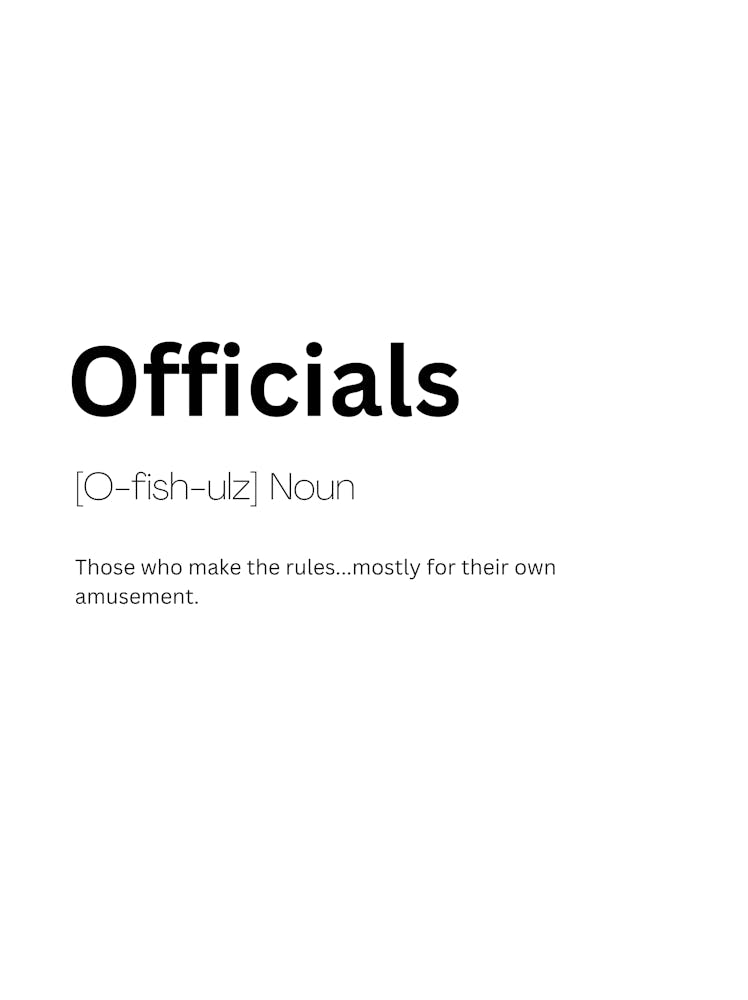 Officials Definition Meaning