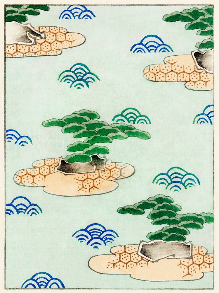 Landscape Illustration, Shin Bijutsukai