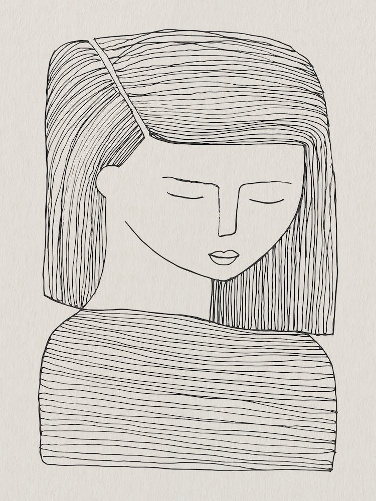Girl Of Lines