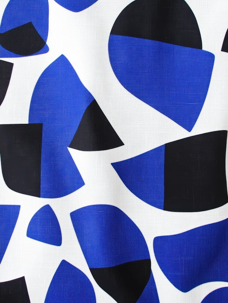 Abstrakt Blau und Schwarz